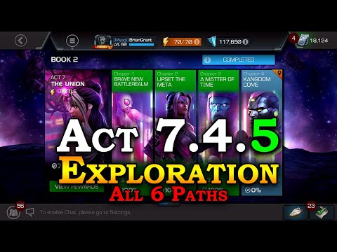 Act 7.4.5 - All 6 Paths - Full Exploration | Marvel Contest of Champions