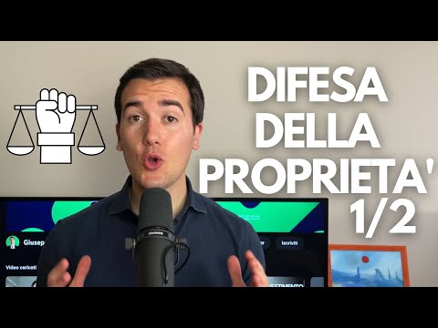 🛡Azioni a Difesa della Proprietà - Diritto privato in 3 minuti