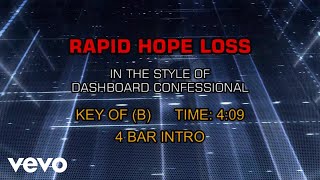 Dashboard Confessional - Rapid Hope Loss (Karaoke)