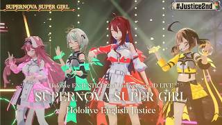 [NEW ORIGINAL SONG] Hololive English Justice ♬SUPERNOVA SUPER GIRL @Justice2nd