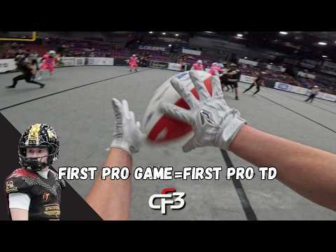 FIRST PRO GAME=FIRST PRO TOUCHDOWN | Go Pro Indoor Football POV