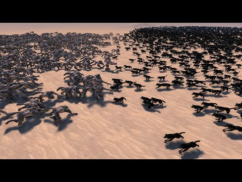 1000 Werewolves vs 20k Wolves | Ultimate Epic Battle Simulator