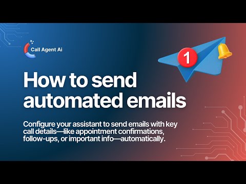How To Set Up Email Notifications | Call Agent AI