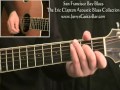 How To Play Eric Clapton San Francisco Bay Blues full lesson