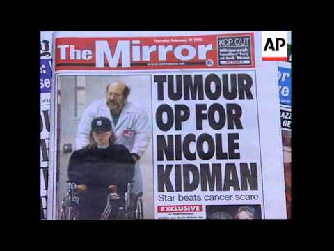UK: NICOLE KIDMAN REPORTED TO HAVE HAD SURGERY TO REMOVE A CYST