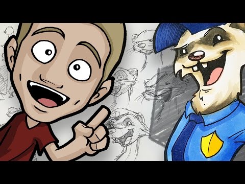 How to DESIGN a GREAT CHARACTER Step by step drawing tutorial