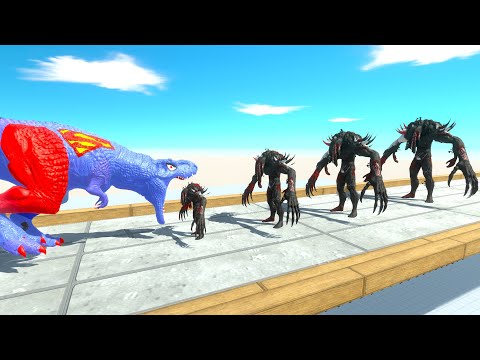BATTLE 4 SIZE of DARK SCOURGE - Animal Revolt Battle Simulator ARBS