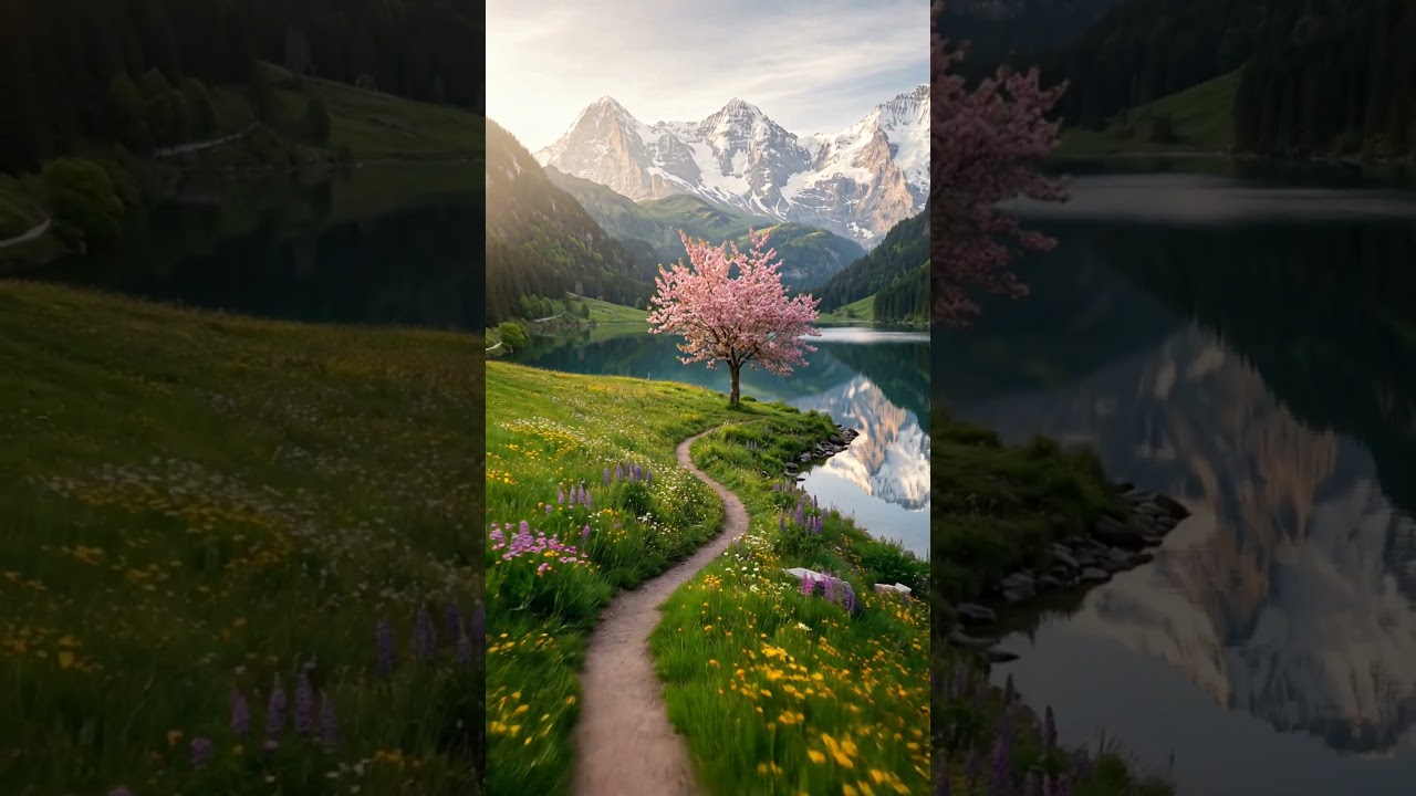 RELAXING MUSIC:This Music relaxes your mind and fills you with energy/ Serene Alpine Morning #relax