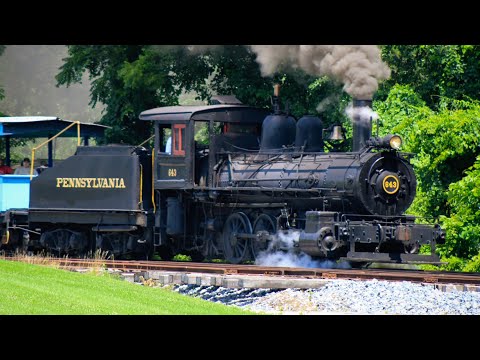 PRR 643 Steam Engine - Horn Show From A Caboose - WGRR