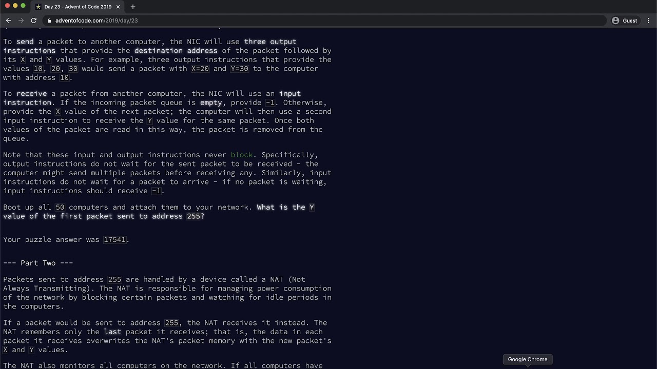 Advent of Code Day 23 - Explanation