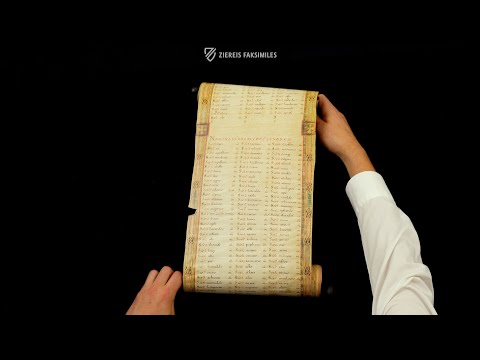 THE LORSCH ROTULUS - Navegando em edições fac-símile (4K / UHD)