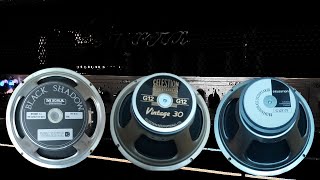 Video thumbnail for Celestion Black Shadow MC90 x Vintage 30 x G12T-75 by Thiago Sforcin