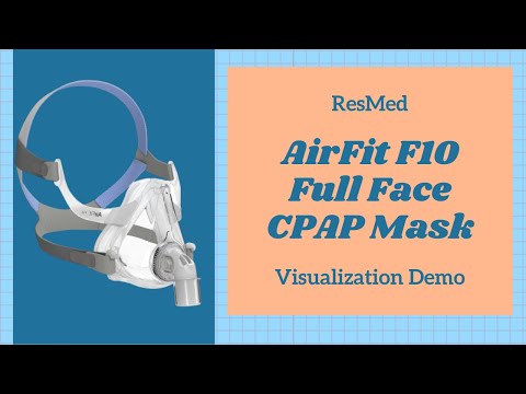 lyserød skæbnesvangre Bliv sur AirFit F10 Full Face Mask with Headgear by ResMed