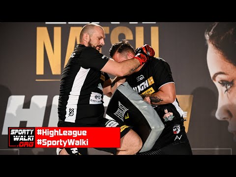 Piotr "Bonus BGC" Witczak na treningu medialnym High League 1