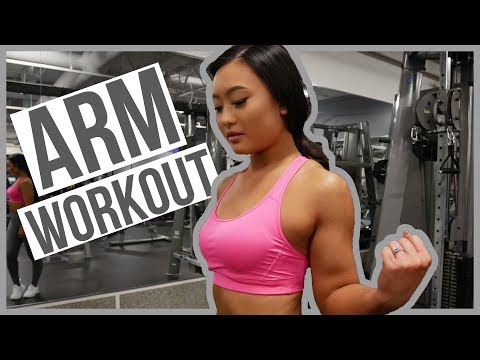 SCULPTED ARMS WORKOUT | Boulder Shoulders & Bulging Biceps