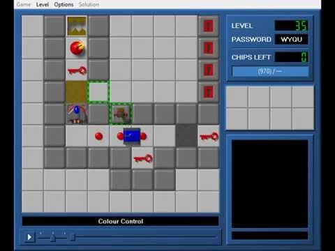 Chip's Challenge - Colour Control (Utility 35) Lynx solution