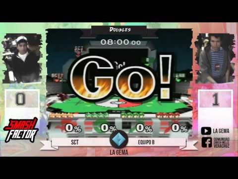 SF5 Doubles - Esponja & DoctorPichu vs CPU & Lex - SSBM