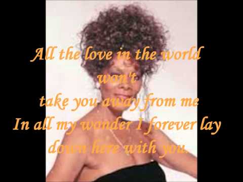 DIONNE WARWICK - ALL THE LOVE IN THE WORLD  ( LYRICS ) VINYL 1982