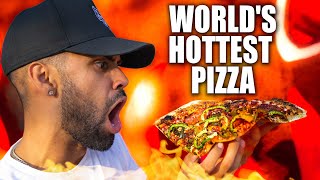 EATING THE WORLDS HOTTEST PIZZA!!!!