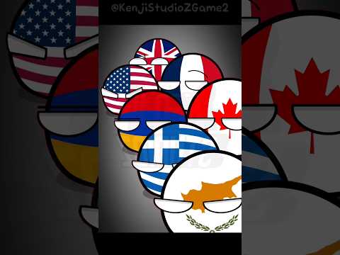 Eternal Enemies || Cyprus Vs Northern Cyprus || [ CountryBalls ] || #countryballs #shorts