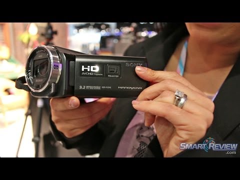 CES 2014 | Sony Handycam HDR-PJ540 Projector Camcorder | WiFi | Balanced Optical Steadyshot