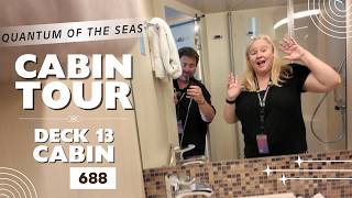 Deck 13 Balcony Cabin Tour | Quantum of the Seas First Sailing from Los Angeles 🚢 #quantumoftheseas