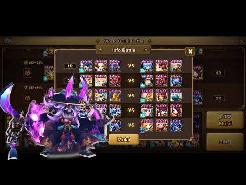 Ongyouki - In the first place: World guild battle || summonerswar 2023