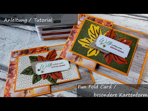 Fun Fold Card | besondere Kartenform | Anleitung / Tutorial mit Produkten von Stampin' Up!
