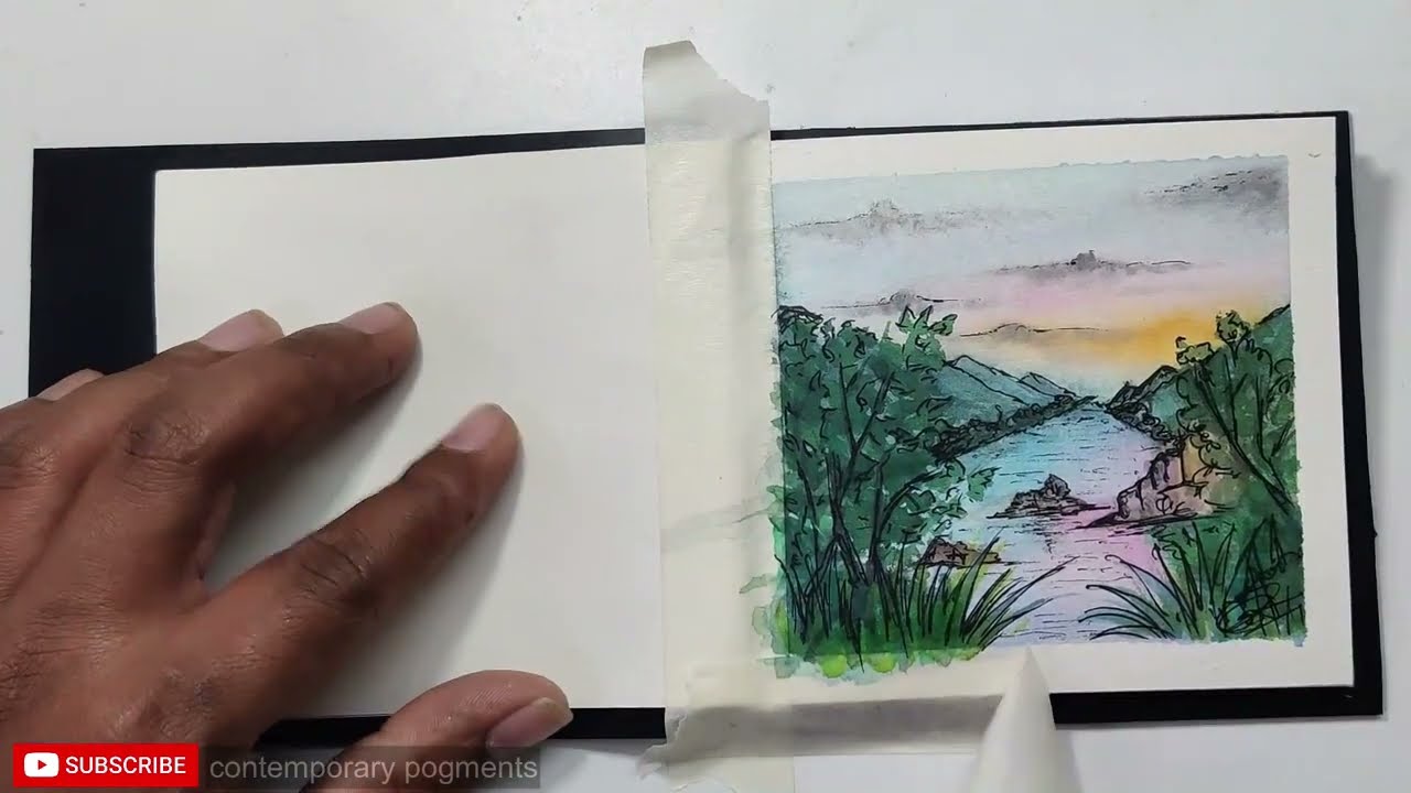 A View to be captured |water color tutorial, #art #painting #tutorial #easypainting #artist