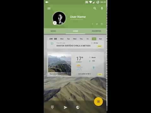 Glass Material Theme 2 Video