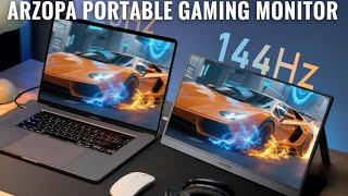 ARZOPA 16.1" Z1FC-Grey 144Hz Gaming Portable Monitor