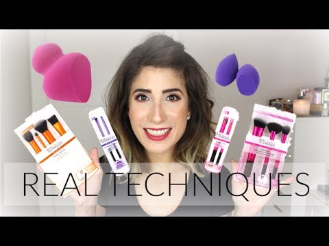 Novedades REAL TECHNIQUES!!! | Probando las brochas y esponjas | ¿Merecen la pena?