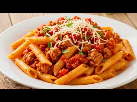 MACARRONES con Carne Picada ¡JUGOSOS y Fáciles!😋