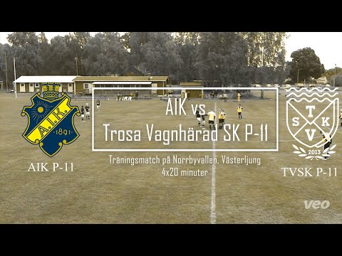 AIK U12 vs Trosa Vagnhärad SK P-11 U12 Veo Fotboll Match
