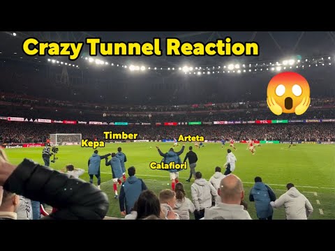 🤯Arteta, Calafiori, Timber Crazy Run Towards Max Dowman After his Goal Against Everton 