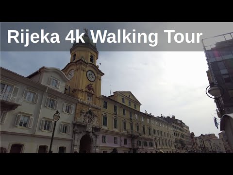 Rijeka Walking Tour 4k Croatia