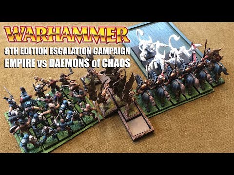 Warhammer 8th ed Campaign 2, Game 6 - Empire vs Daemons of Chaos