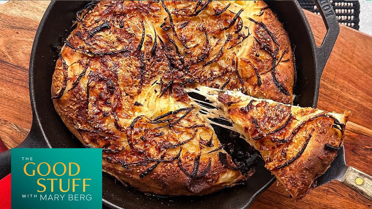 Alex Page's Argentinian Cheese Stuffed Pizza | The Good Stuff with Mary Berg