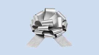 Dekorační stahovací stuha 30 cm - broskvová