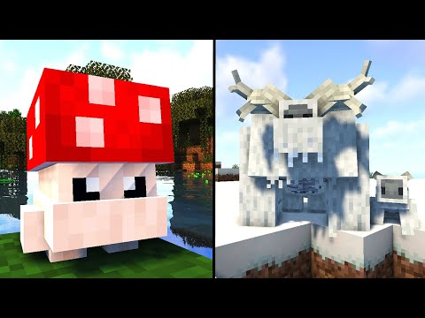 Outrageously COOL New Minecraft Mobs!  Minecraft mods you don't know yet!