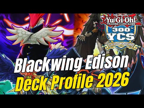 Yu-Gi-Oh!  Blackwing Deck Profile Edison Format | YCS Dortmund 2026