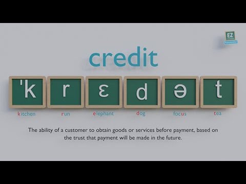 How to pronounce credit ?