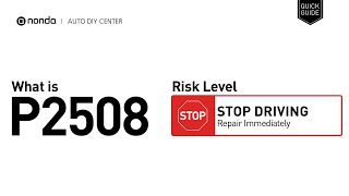 dtc p2508 quickly Fix