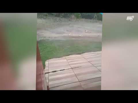 Morador registra chuva de granizo em Santa Inês, Sertão da Paraíba 