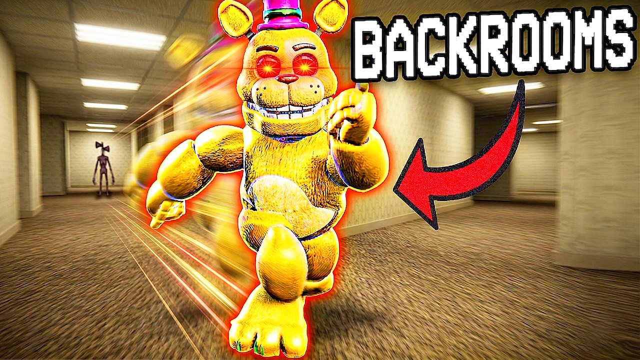 FREDBEAR, BUT WE ARE IN THE BACKROOMS (FNAF x BACKROOMS)