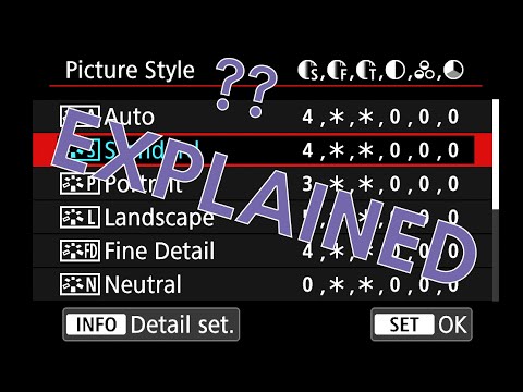 Explaining Canon Picture Styles