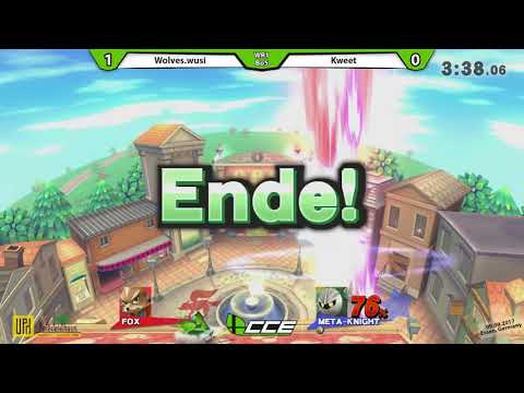 CCE Invitational - wolves.wusi (Fox) vs Kweet (Metaknight) - Smash 4
