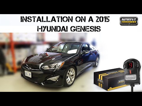 Sprint Booster installation on a 2015 Hyundai  Genesis