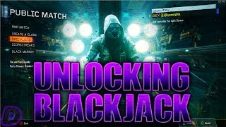Black Ops 3 - UNLOCKING "BLACKJACK"! "BLACKJACK" LIVE GAMEPLAY!