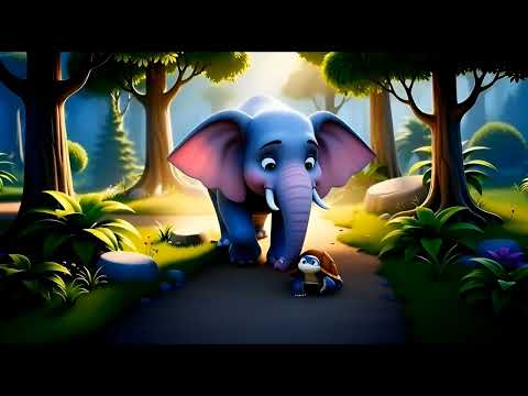 Elephant Learns to Be Gentle | Calm Animal Story for Kids